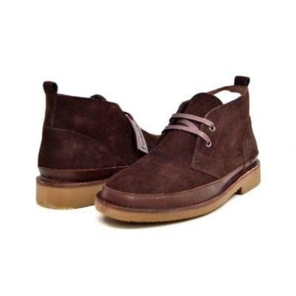 British Walkers Cambridge Men's Brown Suede Desert Boots - Picture 1 of 8